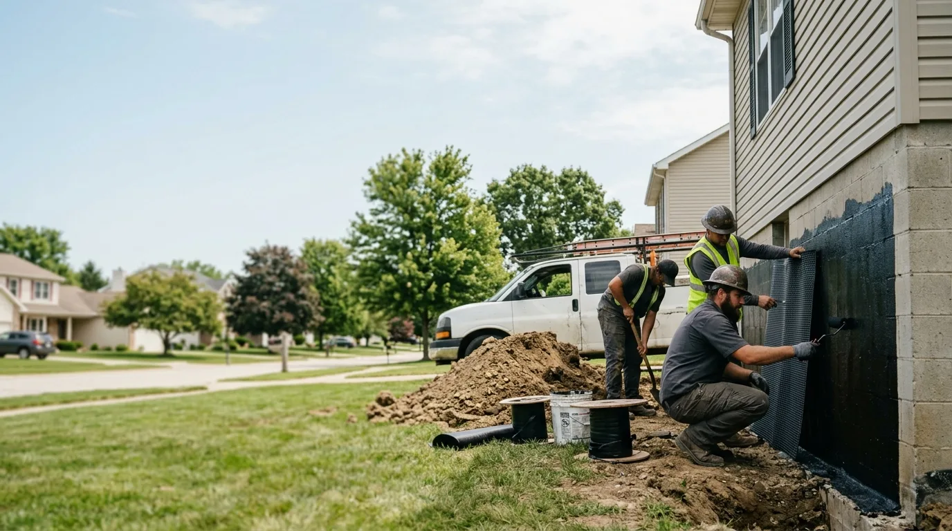 Basement Waterproofing in Red Bud, IL near me